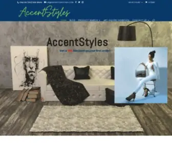 Shopaccentstyles.com(Shop AccentStyles) Screenshot