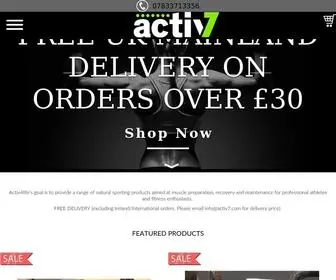 Shopactiv7.com(Activ7) Screenshot