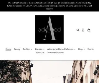 Shopadornedstyleloft.com(Adorned) Screenshot