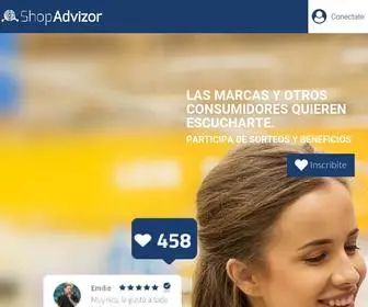 Shopadvizor.com.uy(Sé parte de la comunidad ShopAdvizor) Screenshot