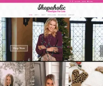 ShopaholicForless.com(Shopaholic For Less) Screenshot