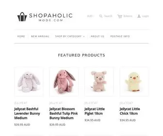 Shopaholicmode.com.au(Shopaholic Mode) Screenshot