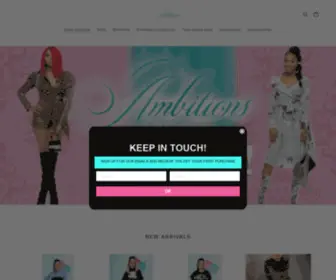 Shopambitionsonline.com(Metro Detroit Boutique) Screenshot