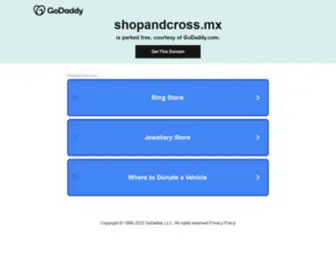 Shopandcross.mx(Shopandcross) Screenshot