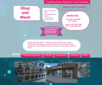 Shopandwash.net(Shopandwash laundry) Screenshot