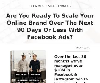 Shopanova-AND-ME.com(Scale Your Store With Facebook Ads) Screenshot