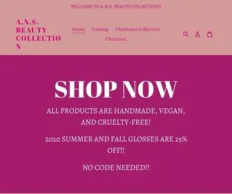 Shopansbeautycollection.com(BEAUTY COLLECTION) Screenshot