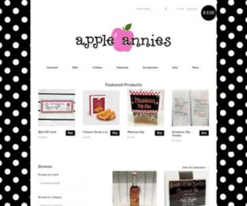 Shopappleannies.com(Shopappleannies) Screenshot