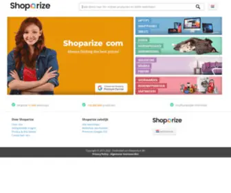 Shoparize.com(Shoparize website) Screenshot