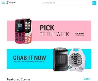 Shoparu.com(Delivering delight in every online transaction) Screenshot