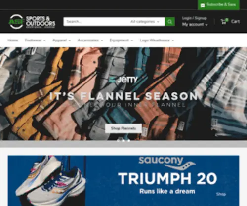 Shopasf.com(ASF Sports & Outdoors) Screenshot