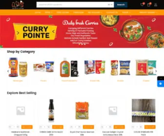 Shopatcloves.com(Cloves Indian Groceries & Kitchen Get Fresh groceries delivered to your door) Screenshot