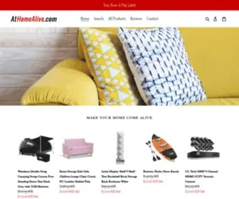 Shopathomealive.com(Welcome) Screenshot