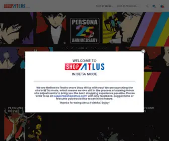 Shopatlus.com(Shop Atlus) Screenshot