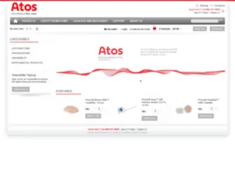 Shopatosmedical.com(Shop Atos Medical) Screenshot