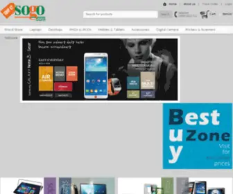 Shopatsogo.com(Shop Online for Laptops) Screenshot