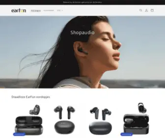 Shopaudio.nl(Dé EarFun winkel van Nederland en België) Screenshot