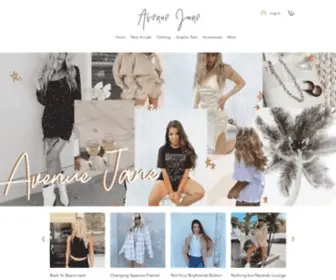 Shopavenuejane.com(Online clothing boutique) Screenshot