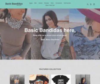 Shopbandidas.com(Basic Bandidas Boutique) Screenshot