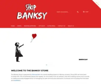 Shopbanksy.com(Shop Our Authentic Reproductions) Screenshot