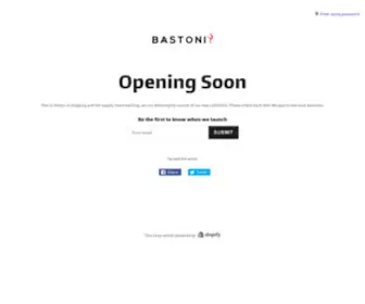 Shopbastoni.com(Create an Ecommerce Website and Sell Online) Screenshot