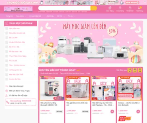 Shopbecon.com(Shop đồ sơ sinh) Screenshot