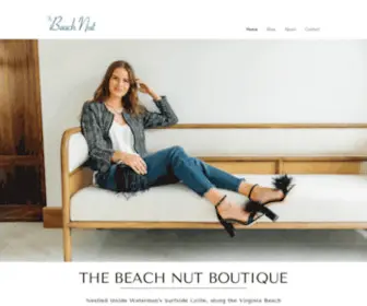 Shopbeachnut.com(The Beach Nut Boutique Shop) Screenshot