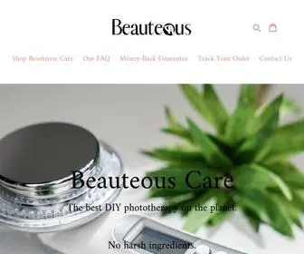 Shopbeauteous.com(Beauteous Premium Anti Wrinkle Scar Acne Phototherapy Treatment) Screenshot