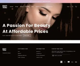 Shopbeautytrendz.com(Makeup, skincare, shapewear, hair) Screenshot