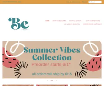 Shopbecandles.com(BE Candles) Screenshot