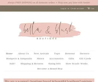 Shopbellaandblush.com(Bella & Blush Boutique) Screenshot