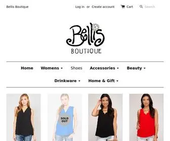 Shopbellis.com(Bellis Boutique) Screenshot