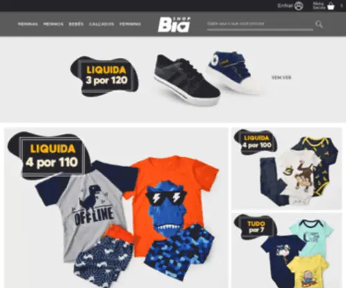 Shopbia.com.br(Shop Bia) Screenshot