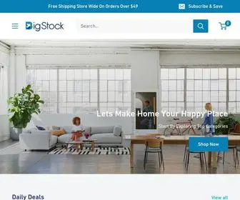 Shopbigstock.com(Home Furniture Decor Sports & Outdoors) Screenshot