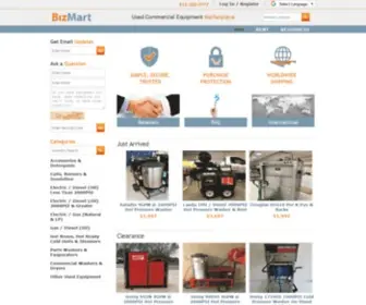 Shopbizmart.com(BizMart Used Commercial Equipment Marketplace) Screenshot