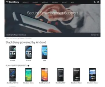 Shopblackberry.com(Secure Smartphones) Screenshot