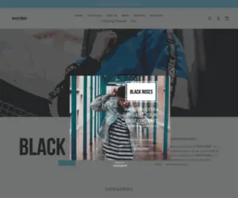 Shopblackroses.com(Streetwear, Footwear & Accessories) Screenshot