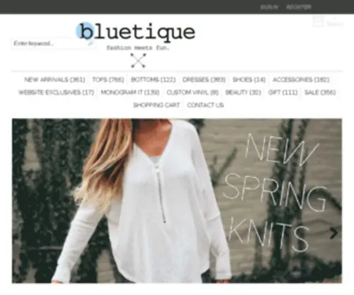 Shopbluetique.com(Daftar Pola Slot Gacor Dan Situs Game Gacha Terbaru) Screenshot