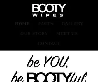 Shopbootywipes.com(BOOTY BRAND) Screenshot