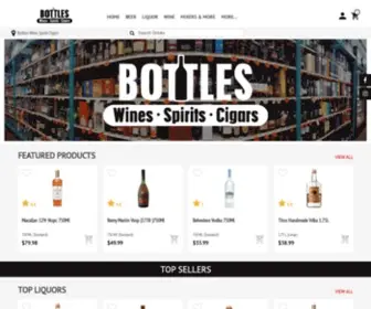 Shopbottlestexas.com(Bottles Wine Spirits Cigars) Screenshot