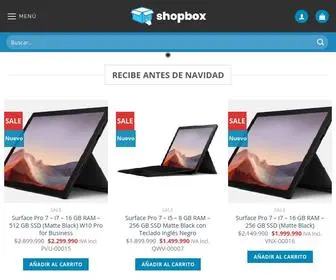 Shopbox.cl(Inicio) Screenshot