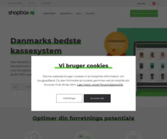 Shopbox.com(Danmarks bedste kassesystem) Screenshot