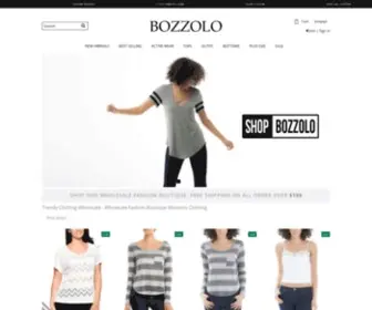 Shopbozzolo.com(Women's Contemporary Wholesale Apparel Manufacturer) Screenshot