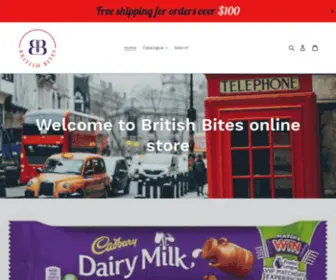 Shopbritishbites.com(British Bites Online Store) Screenshot