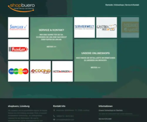 Shopbuero.com(Marktplatz für Gewerbebedarf) Screenshot