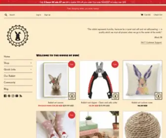 Shopbunnies.com(The Online Rabbit Store) Screenshot