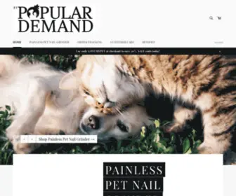 Shopbypopulardemand.com(By Popular Demand) Screenshot