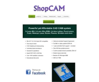 Shopcam.com(CAD CAM programming system) Screenshot