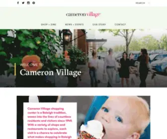 Shopcameronvillage.com(Cameron VillageShopping in Raleigh NC) Screenshot