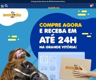 Shopcao.com.br(O Pet Shop mais amado do Brasil) Screenshot